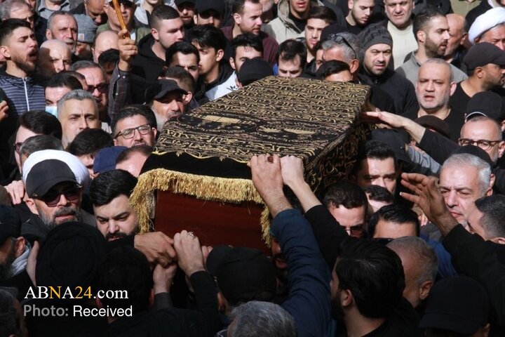 تصاویر | مراسم تشییع پدر شهید سیدحسن نصرالله برگزار شد
