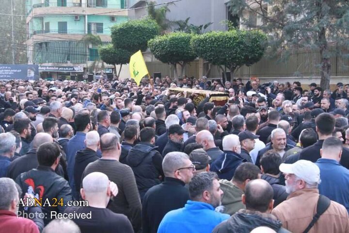 تصاویر | مراسم تشییع پدر شهید سیدحسن نصرالله برگزار شد