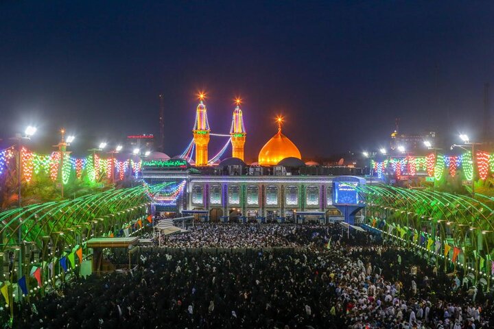 حضور بیش از ۶ میلیون زائر در مراسم نیمه شعبان در کربلا