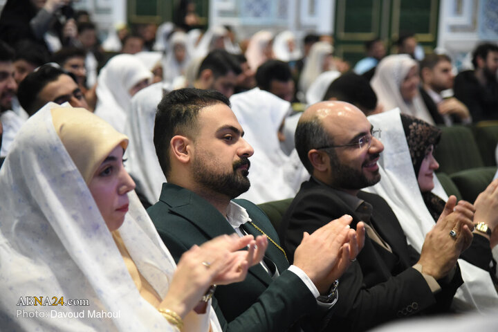 جشن ازدواج ۳۱۳ زوج بسیجی در مشهد