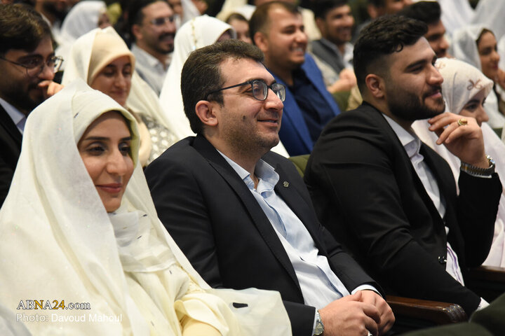 جشن ازدواج ۳۱۳ زوج بسیجی در مشهد