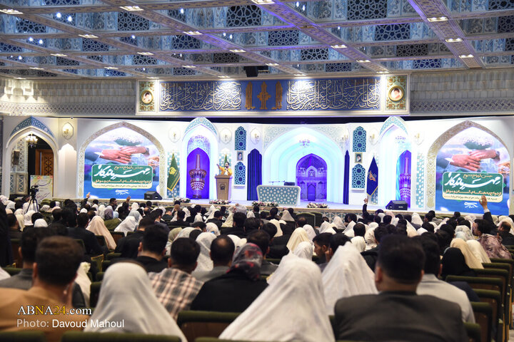 جشن ازدواج ۳۱۳ زوج بسیجی در مشهد
