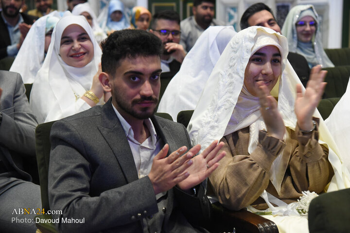 جشن ازدواج ۳۱۳ زوج بسیجی در مشهد