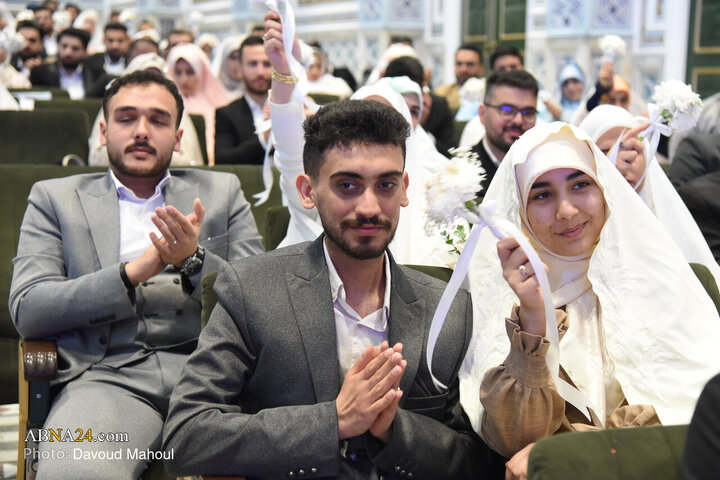 جشن ازدواج ۳۱۳ زوج بسیجی در مشهد