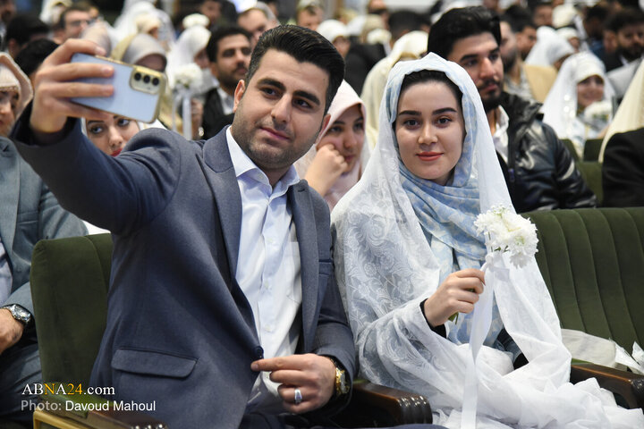 جشن ازدواج ۳۱۳ زوج بسیجی در مشهد
