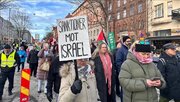 Pro-Palestinian Protesters Rally in Stockholm Over Gaza Ceasefire Violations