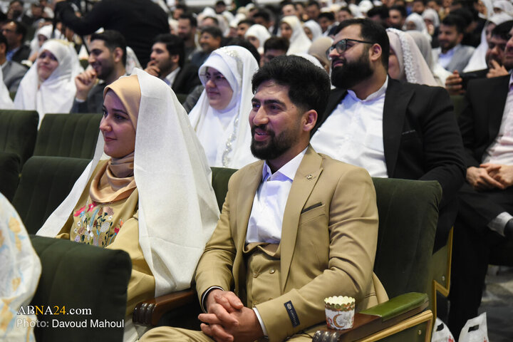 Photos: Mass Wedding Ceremony for 313 Basij Couples at Imam Reza Holy Shrine