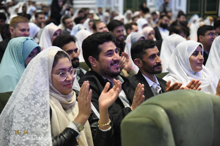 Photos: Mass Wedding Ceremony for 313 Basij Couples at Imam Reza Holy Shrine