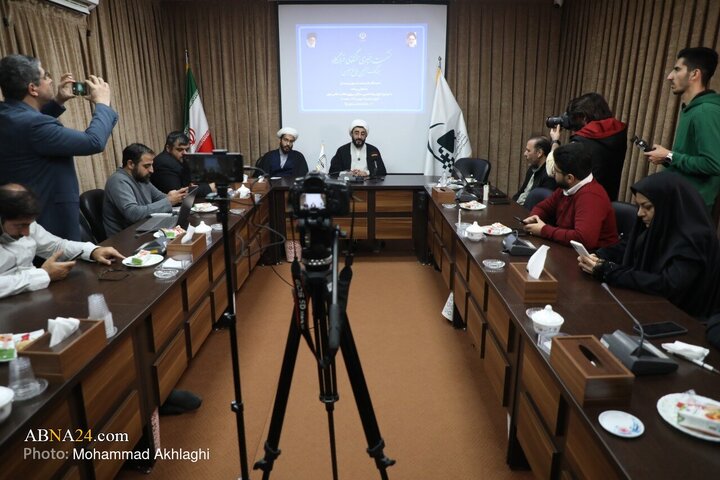 Photos: Press Conference of Spokesperson of “Belagh Mobin Hybrid Warfare Headquarters” Held in Qom