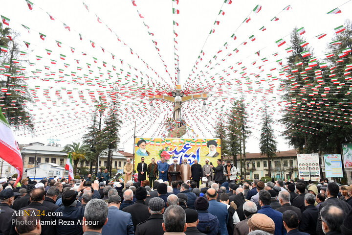 راهپیمایی یوم الله 22 بهمن در رودسر