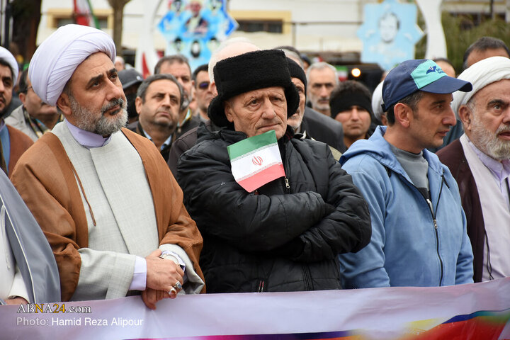 راهپیمایی یوم الله 22 بهمن در رودسر