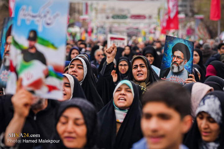 حضور رئیس مجلس شورای اسلامی در راهپیمایی یوم‌الله ۲۲ بهمن