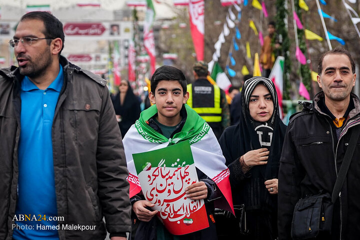 حضور رئیس مجلس شورای اسلامی در راهپیمایی یوم‌الله ۲۲ بهمن