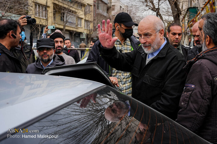 حضور رئیس مجلس شورای اسلامی در راهپیمایی یوم‌الله ۲۲ بهمن