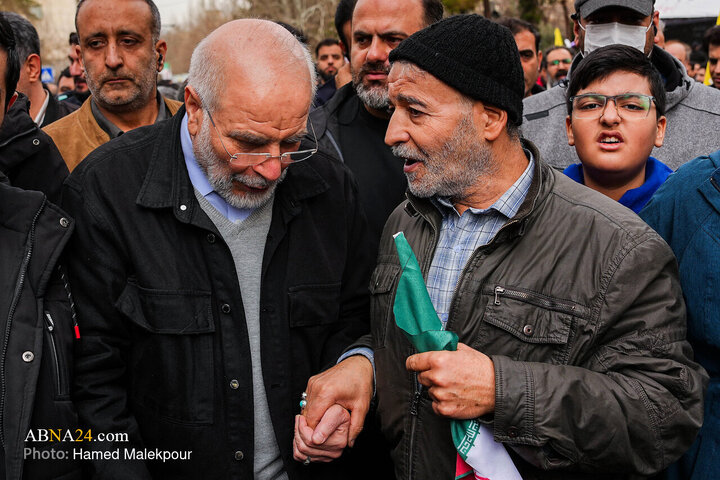 حضور رئیس مجلس شورای اسلامی در راهپیمایی یوم‌الله ۲۲ بهمن