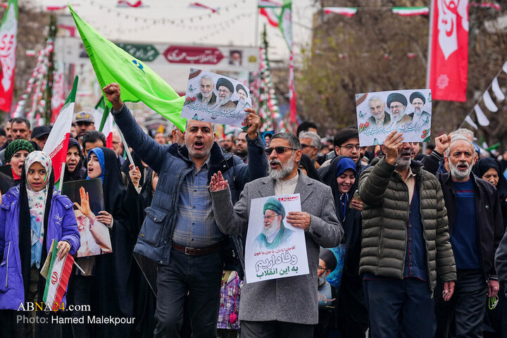 حضور رئیس مجلس شورای اسلامی در راهپیمایی یوم‌الله ۲۲ بهمن