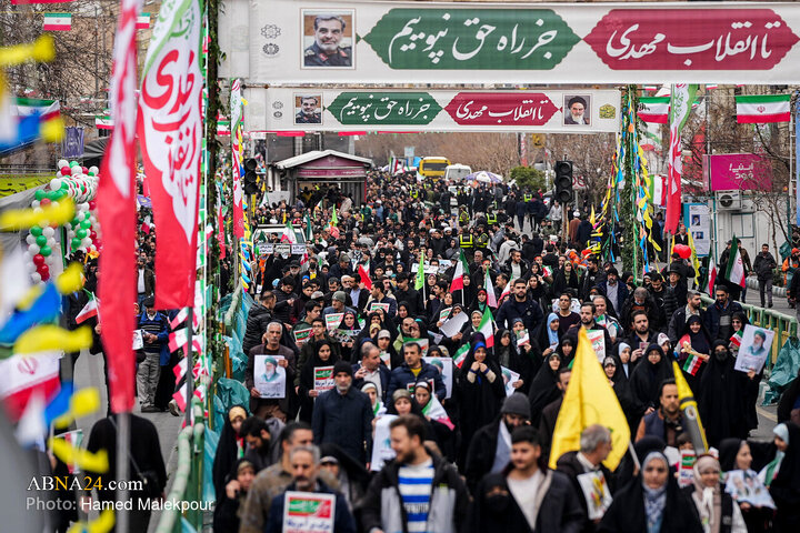 حضور رئیس مجلس شورای اسلامی در راهپیمایی یوم‌الله ۲۲ بهمن