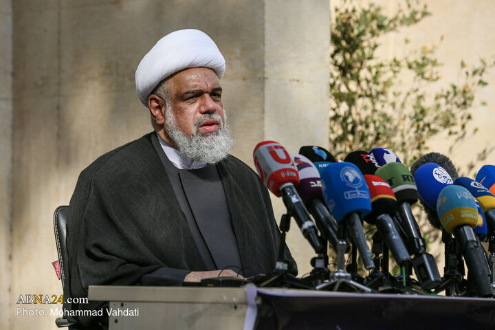 نشست خبری گرامیداشت سالروز انقلاب بحرین در موزه لانه جاسوسی آمریکا