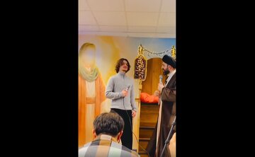 Video: American Young Man Converts to Shia Islam on Birth Night of Imam Mahdi