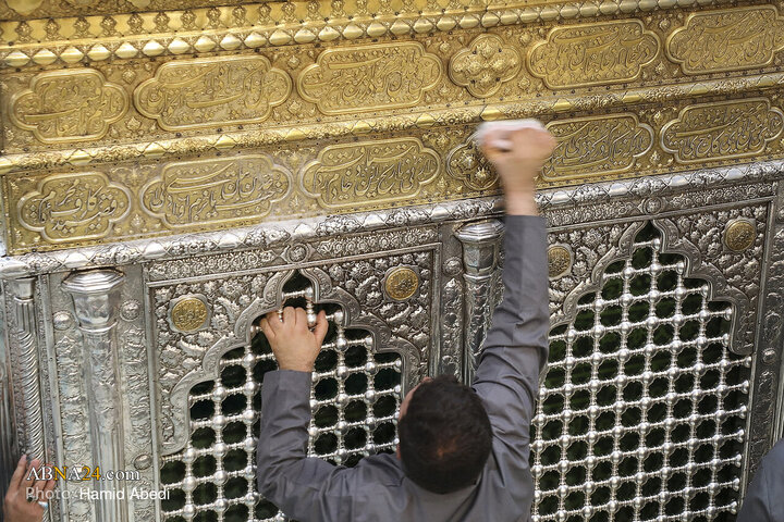 Photos: Cleaning Ceremony of Sacred Mausoleum of Hazrat Masoumeh Holy Shrine