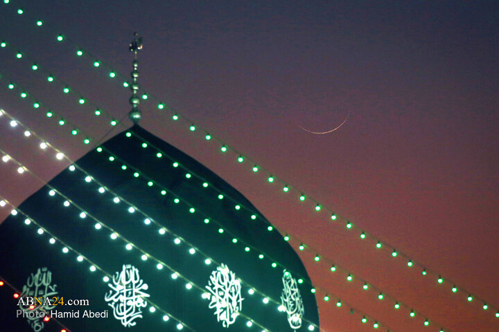 استهلال ماه مبارک رمضان در مسجد مقدس جمکران