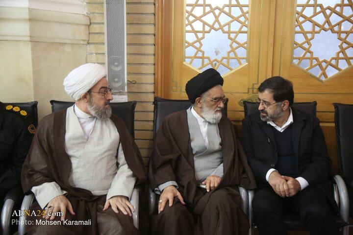 آیین بزرگداشت چهلم شهدای حوادث دی‌ماه در قم