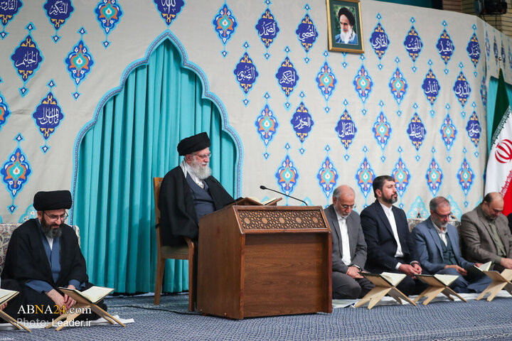 Photos: Quran recitation gathering held in presence of Imam Khamenei