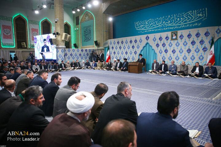 Photos: Quran recitation gathering held in presence of Imam Khamenei