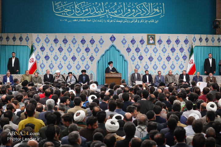 Photos: Quran recitation gathering held in presence of Imam Khamenei