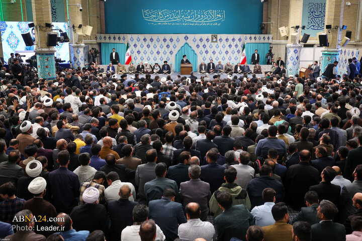 Photos: Quran recitation gathering held in presence of Imam Khamenei