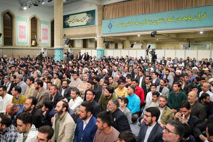 Photos: Quran recitation gathering held in presence of Imam Khamenei