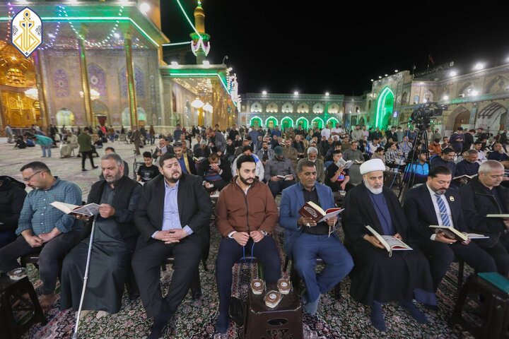 تصاویر | همزمان با ماه مبارک؛ حرم امامین کاظمین(ع) میزبان جلسات معنوی قرآنی