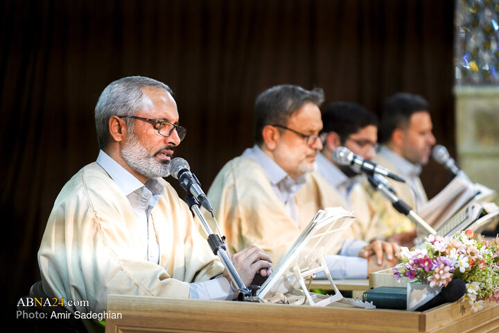 مراسم جزءخوانی و ترتیل خوانی قرآن کریم در حرم مطهر حضرت شاهچراغ (ع)