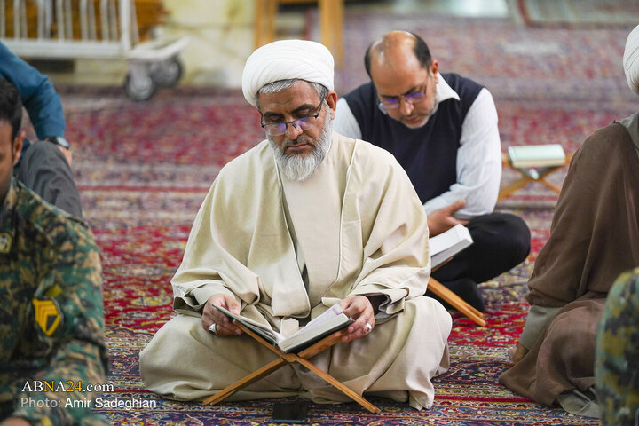 مراسم جزءخوانی و ترتیل خوانی قرآن کریم در حرم مطهر حضرت شاهچراغ (ع)