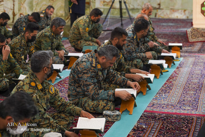 مراسم جزءخوانی و ترتیل خوانی قرآن کریم در حرم مطهر حضرت شاهچراغ (ع)