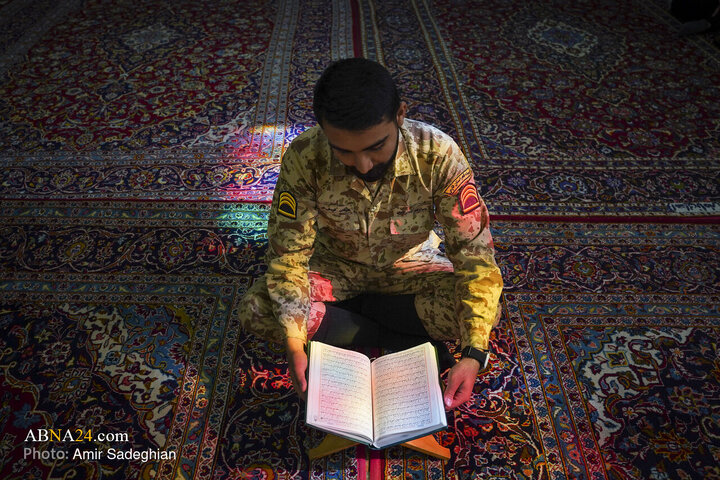 مراسم جزءخوانی و ترتیل خوانی قرآن کریم در حرم مطهر حضرت شاهچراغ (ع)