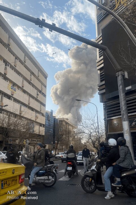 حملات هوایی علیه مناطقی در تهران