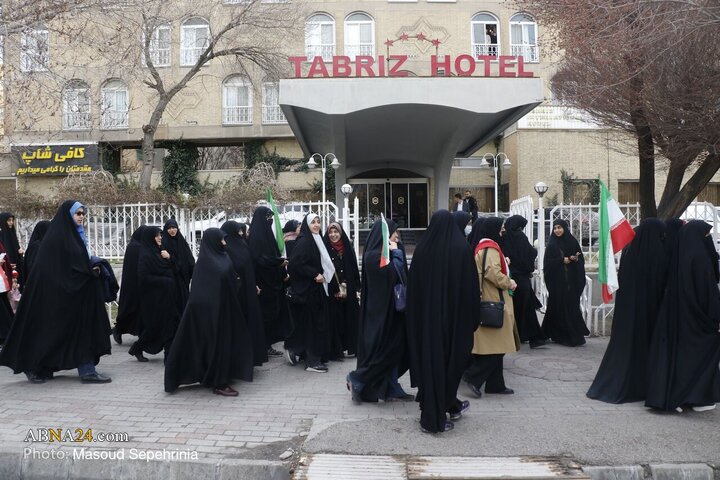 تجمع دانشجویان دانشگاه تبریز در محکومیت جنایات رژیم صهیونیستی و آمریکا در تبریز