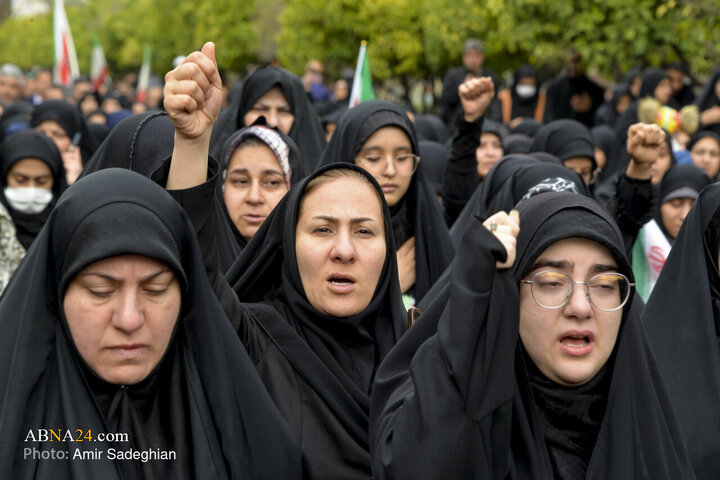 تجمع سوگواری شهادت رهبر معظم انقلاب در شیراز