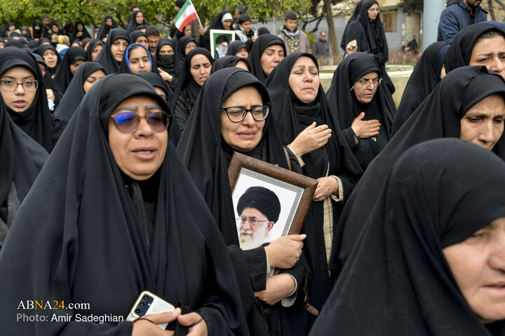 تجمع سوگواری شهادت رهبر معظم انقلاب در شیراز