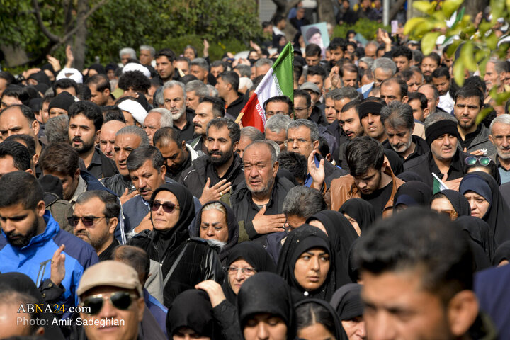تجمع سوگواری شهادت رهبر معظم انقلاب در شیراز