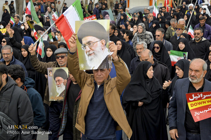 تجمع سوگواری شهادت رهبر معظم انقلاب در شیراز