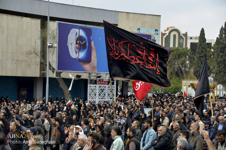 تجمع سوگواری شهادت رهبر معظم انقلاب در شیراز