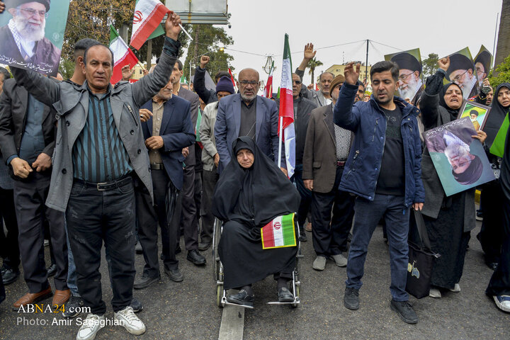 تجمع سوگواری شهادت رهبر معظم انقلاب در شیراز