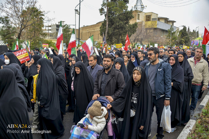 تجمع سوگواری شهادت رهبر معظم انقلاب در شیراز