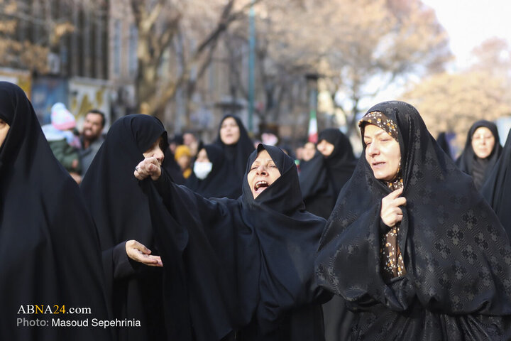 تجمع سوگواران رهبر شهید انقلاب در تبریز
