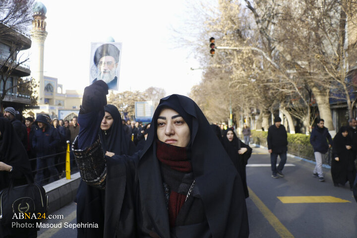 تجمع سوگواران رهبر شهید انقلاب در تبریز