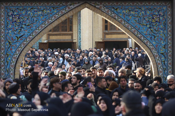 تجمع سوگواران رهبر شهید انقلاب در تبریز