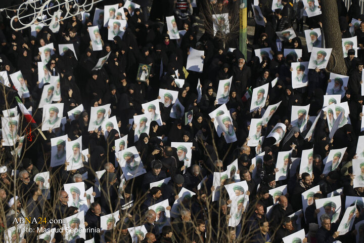 تجمع سوگواران رهبر شهید انقلاب در تبریز