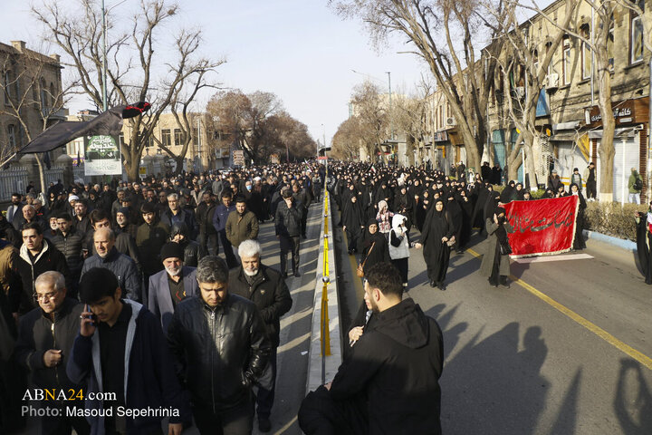 تجمع سوگواران رهبر شهید انقلاب در تبریز